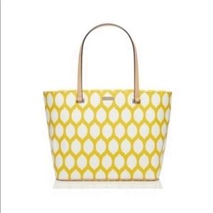 Kate Spade Lemon Print Tote Bag